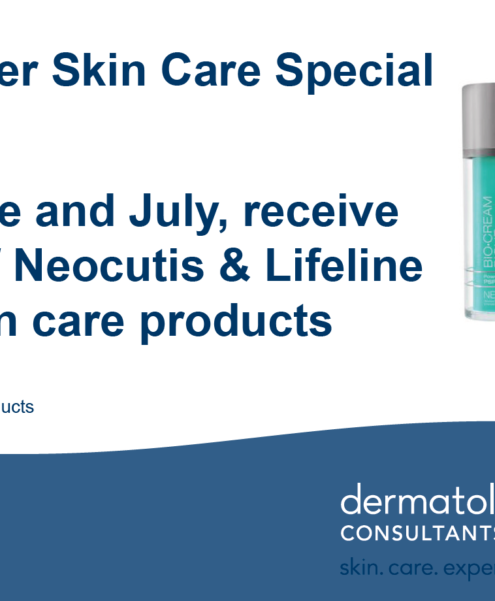 Summer Skin Care Special: 25% off Neocutis and Lifeline Products